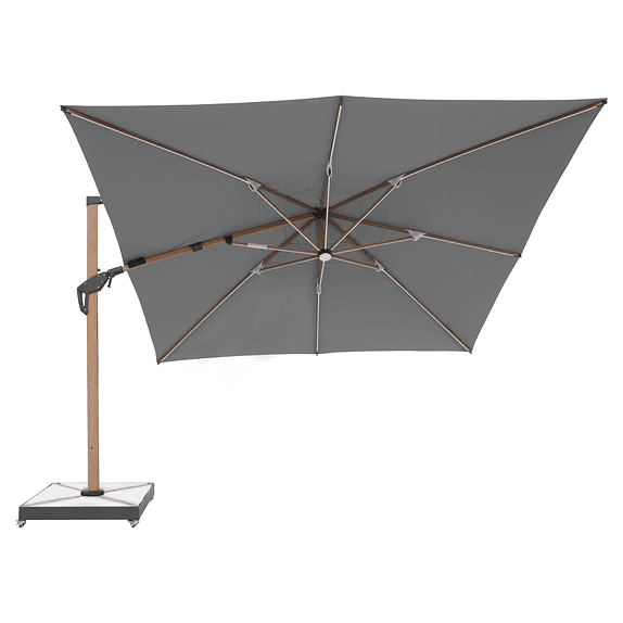 Parasol Gris Alcazar 3x3 4