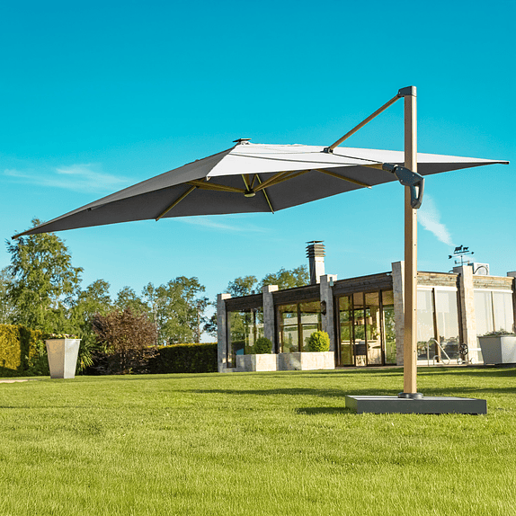 Parasol Gris Alcazar 3x3 1