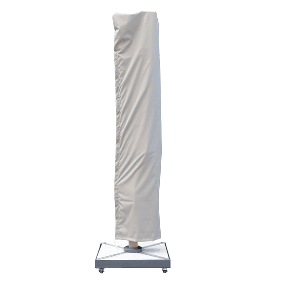 Combo Parasol Alcazar Gris 4*4 + Estufa de Patio Inferno 7