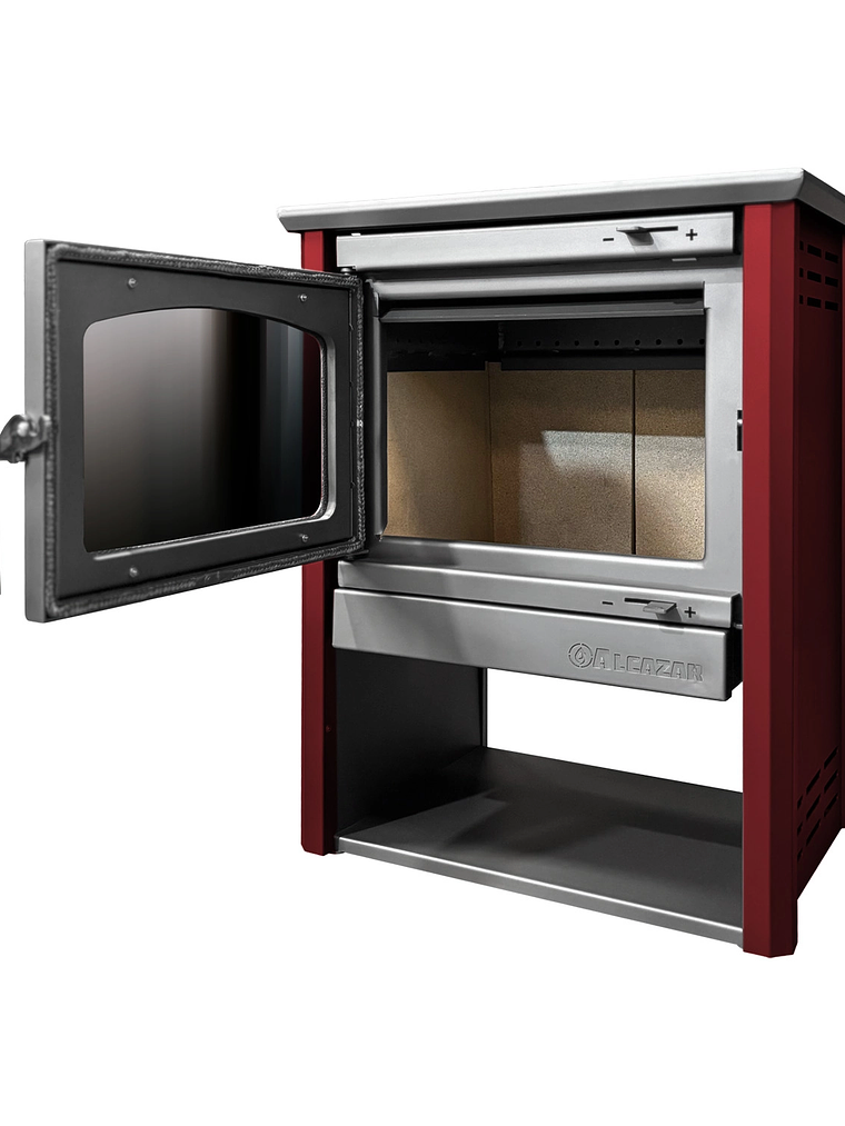 Estufa a Leña Patagonia 600 Burdeo 7