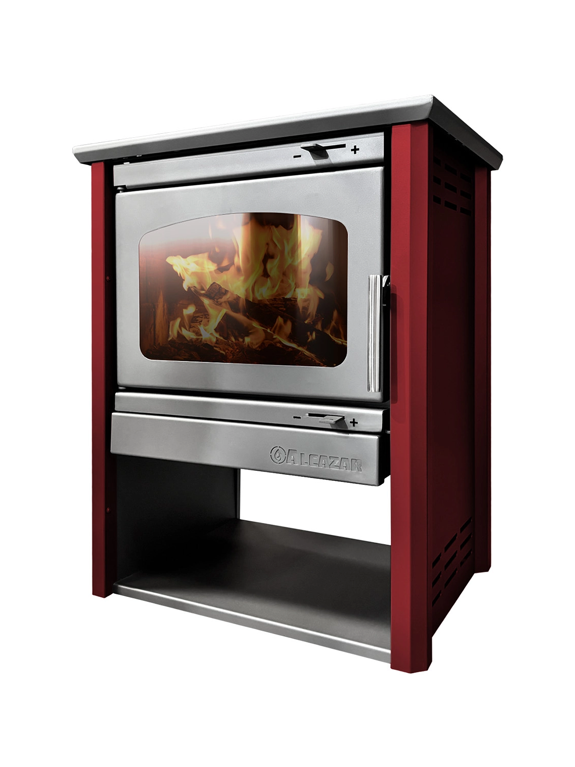 Estufa a Leña Patagonia 600 Burdeo 6