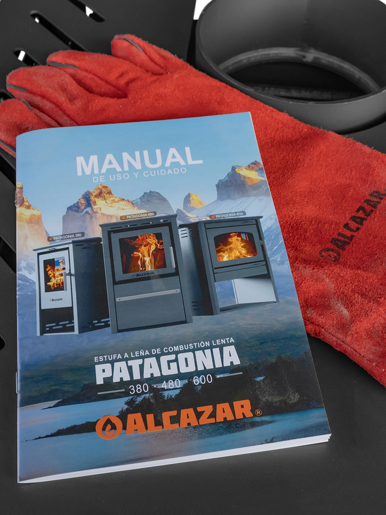 Estufa a Leña Patagonia 380 Burdeo 17