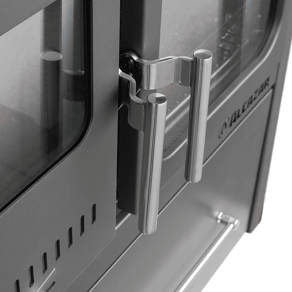 Cocina a Leña Europea M80 Gris con Kit 5