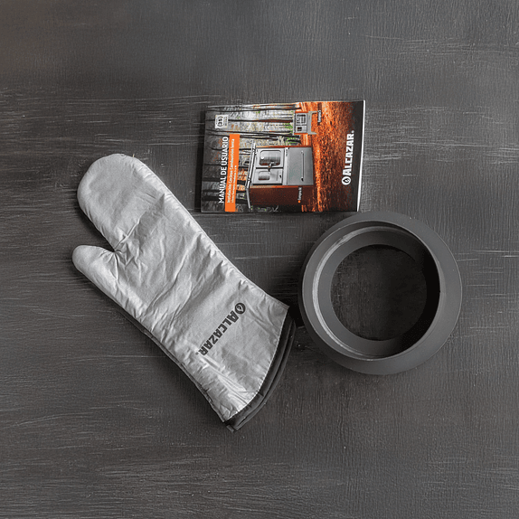 Cocina Combustión Lenta Europea M90 Gris 15