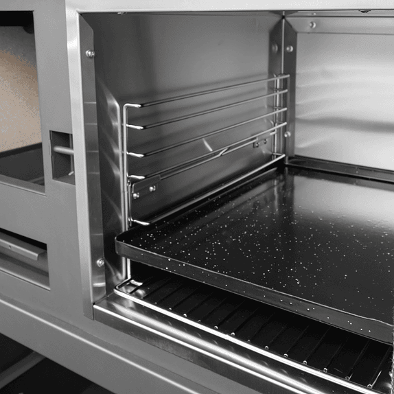 Cocina a Leña Europea M90 Gris con Kit 6