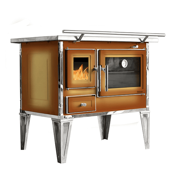 Cocina a Leña Calbuco L80 Difumada con Kit 5