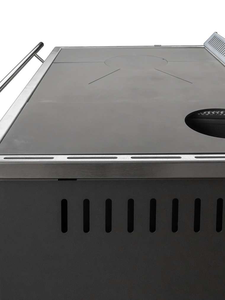 Cocina Combustión Lenta Europea S800 Gris 5