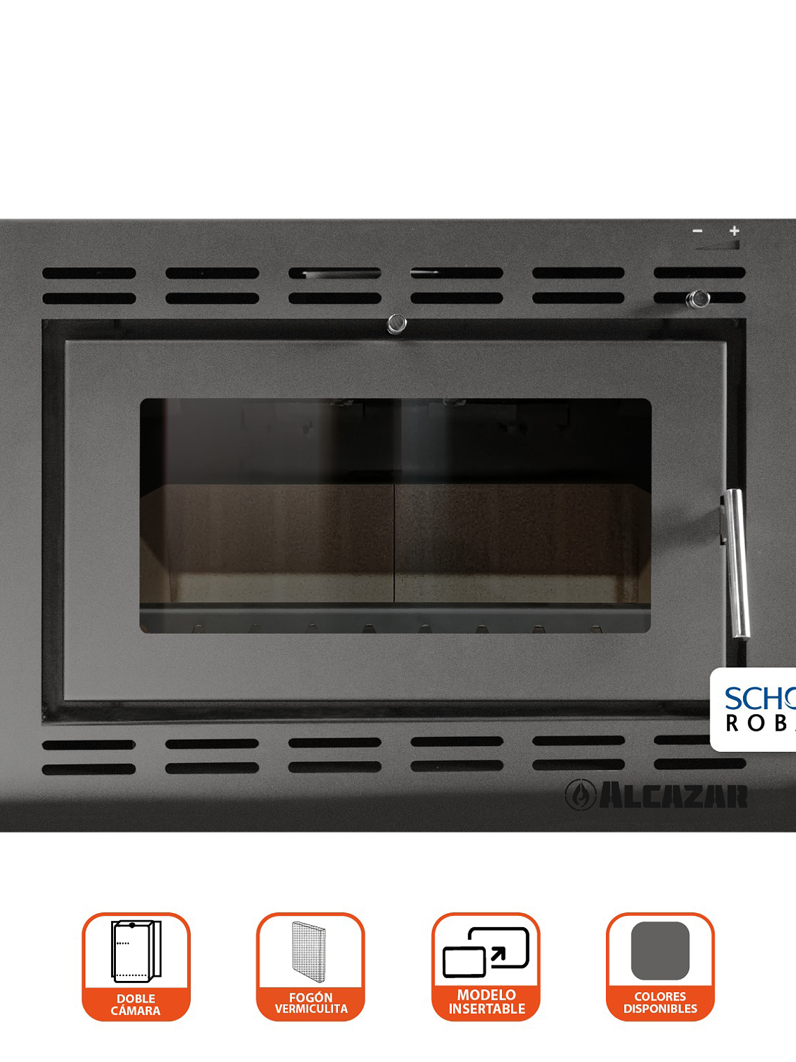 Estufa a Leña Mont Blanc con Kit 6