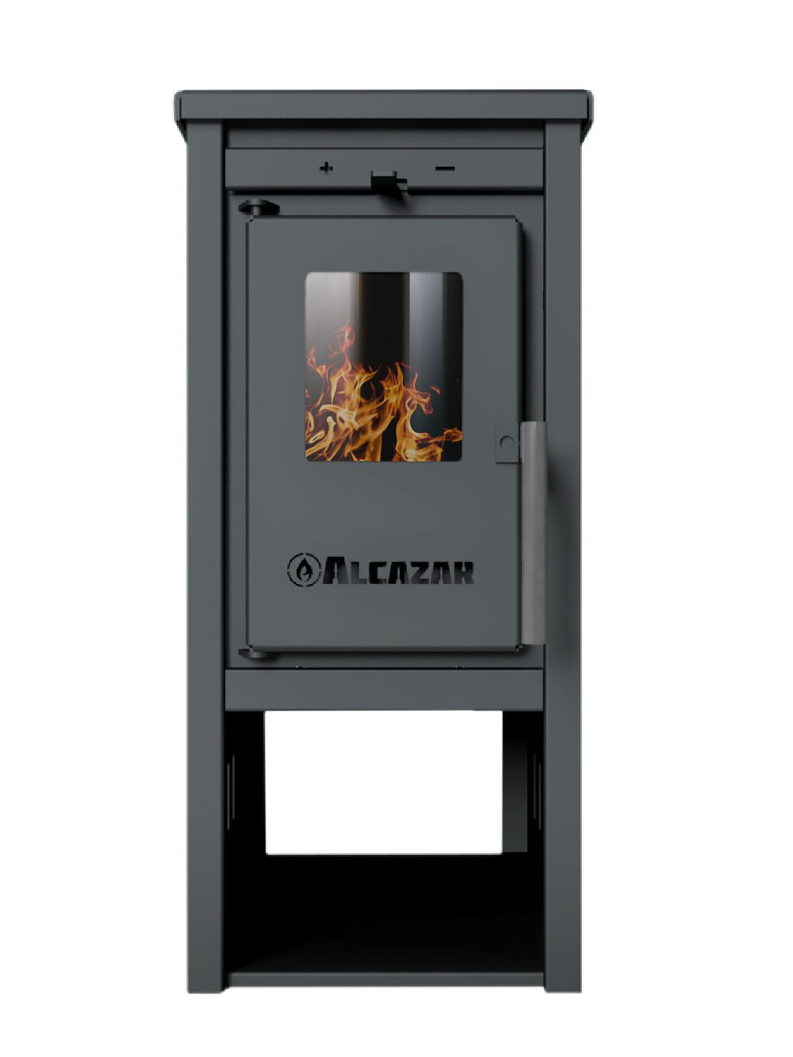 Estufa a Leña Patagonia 350 Gris con Kit 5
