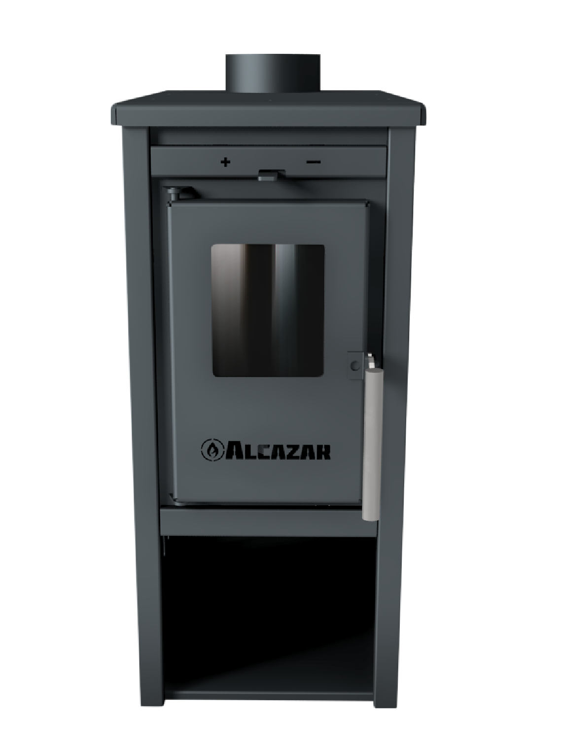 Estufa a Leña Patagonia 350 Gris con Kit 5