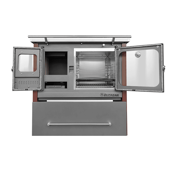 Cocina Combustión Lenta Europea M70 Burdeo 6