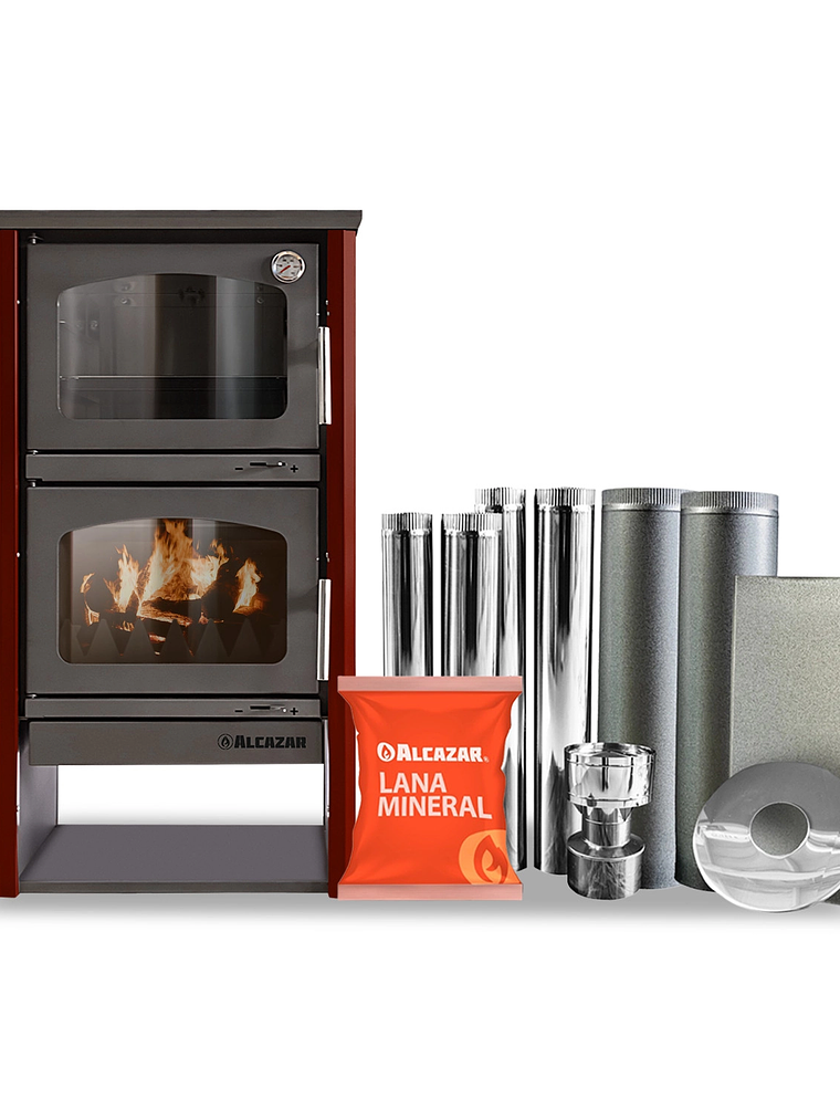 Horno a Leña Ofen Burdeo con Kit 6