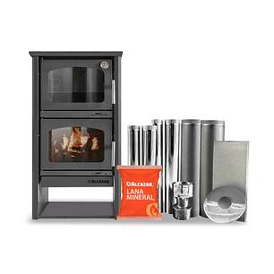 Horno a Leña Ofen Gris con Kit 6