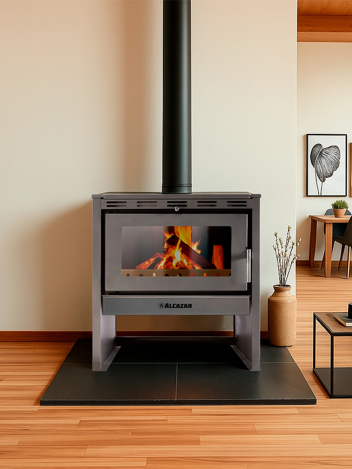 Estufa a Leña Bavara Turbo / Motor 2