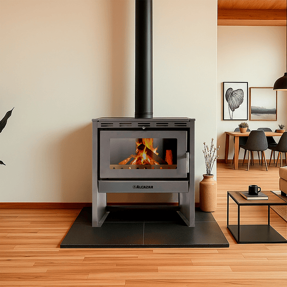 Estufa a Leña Bavara Turbo / Motor 2