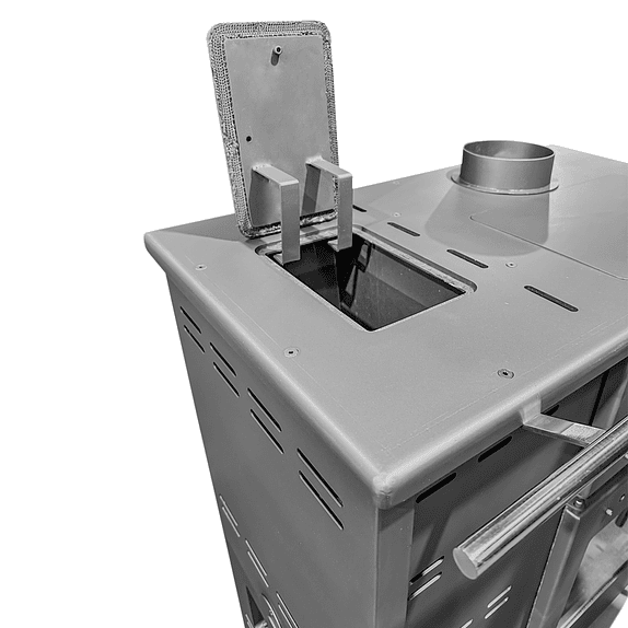 Estufa Policombustible (Leña y Pellet) 2