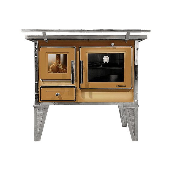 Cocina a Leña Calbuco L70 Difumada con Kit 5