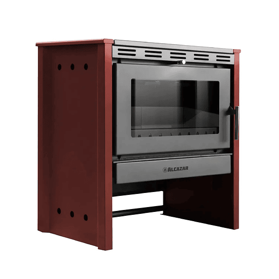 Estufa a Leña Bavara Burdeo Turbo / Motor 6