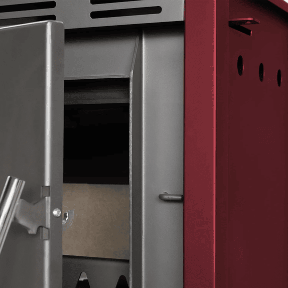 Estufa a Leña Bavara Burdeo Turbo / Motor 8