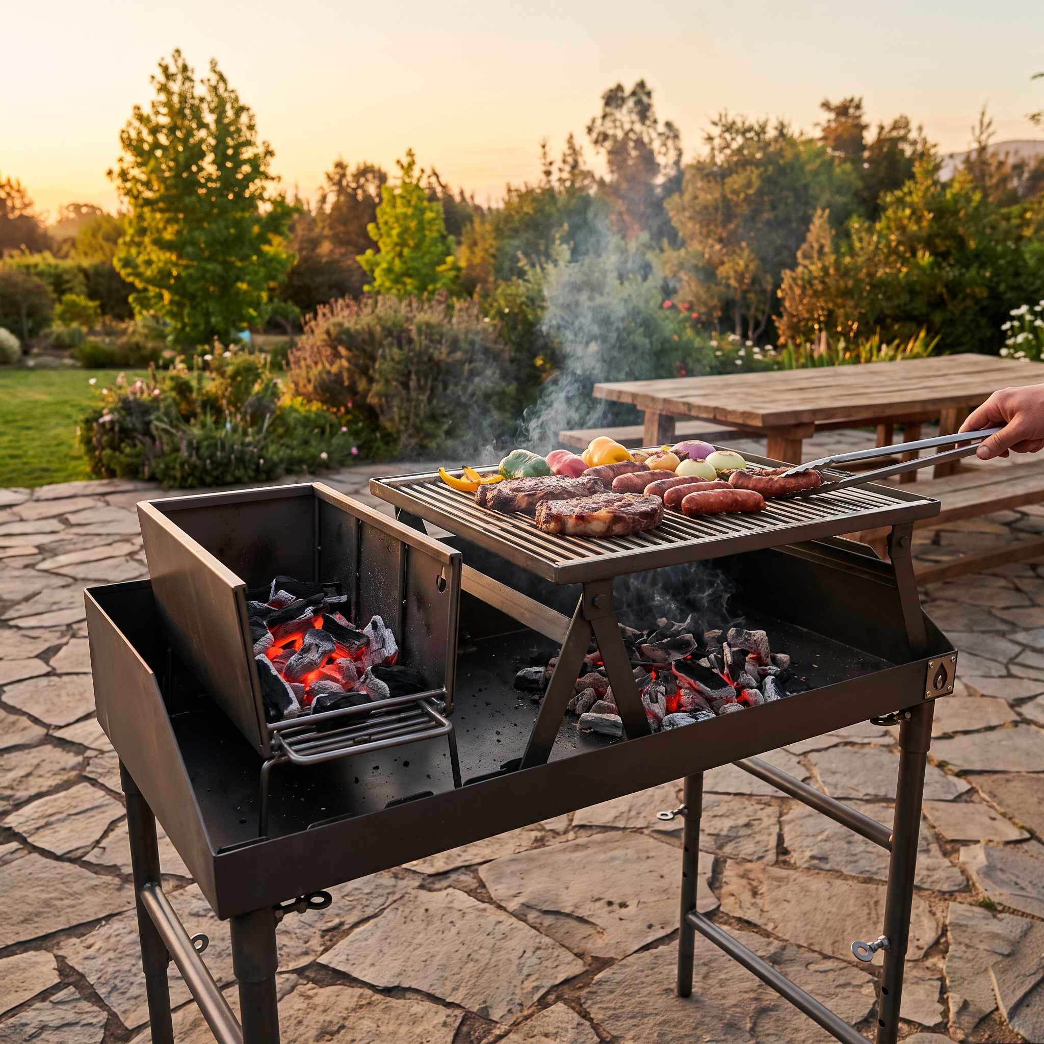 Parrilla Nómade al aire libre