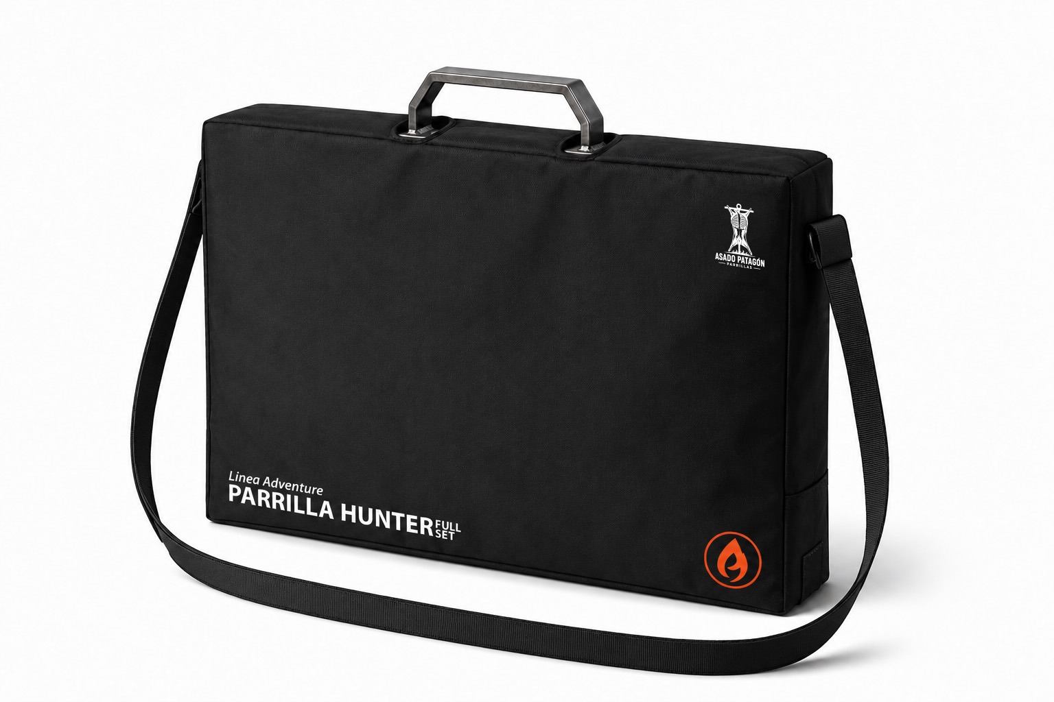 Parrilla Hunter guardada como maletín