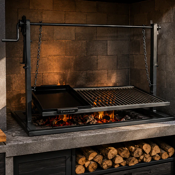 Parrilla a carbón Empotrable Ralun L 2