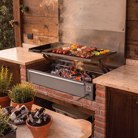 Parrilla a Carbón Empotrable Chaitén L 3