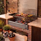 Parrilla a Carbón Empotrable Chaitén L - Miniatura 3