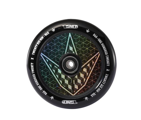 Hollow Core 26MMPU wheel 120mm Geo logo Hologram 1