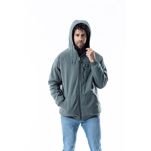 Hoodie Surazo Reverse Green Black