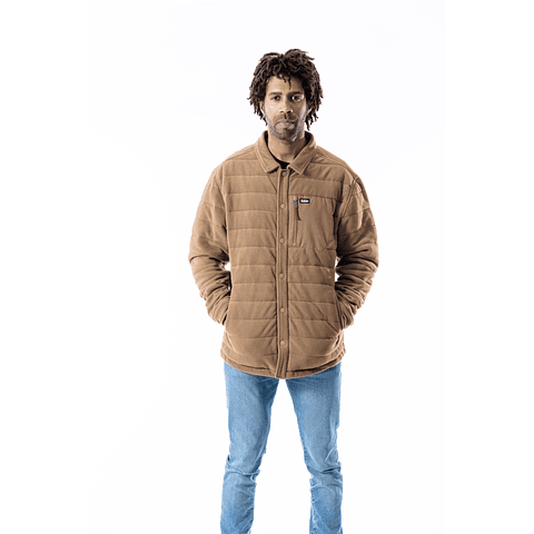 Fleece Camisa Insulated Brown Catechu Wood