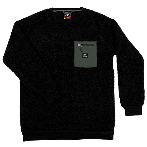 Sherpa Crew Neck Black