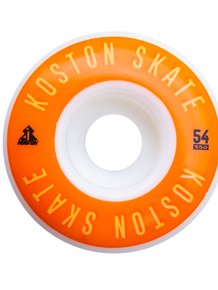 Koston Wheels Orange 54mm 55D Flat WH060 1