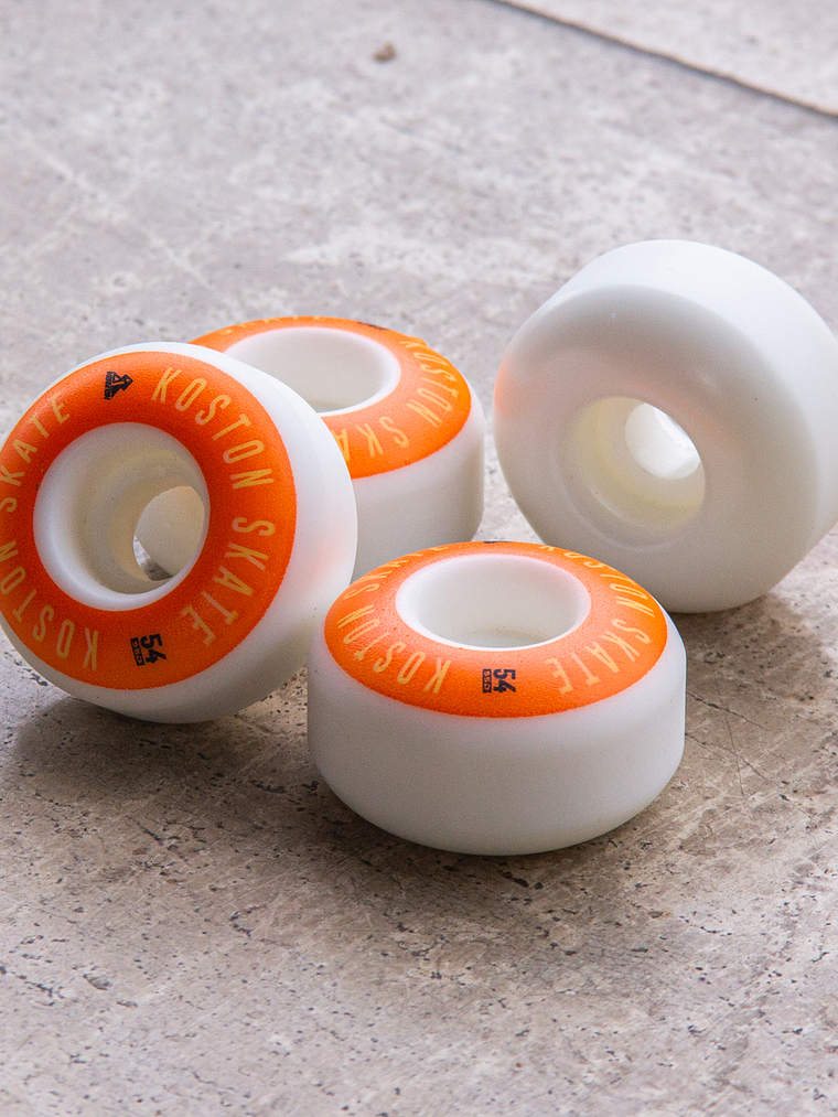 Koston Wheels Orange 54mm 55D Flat WH060 4