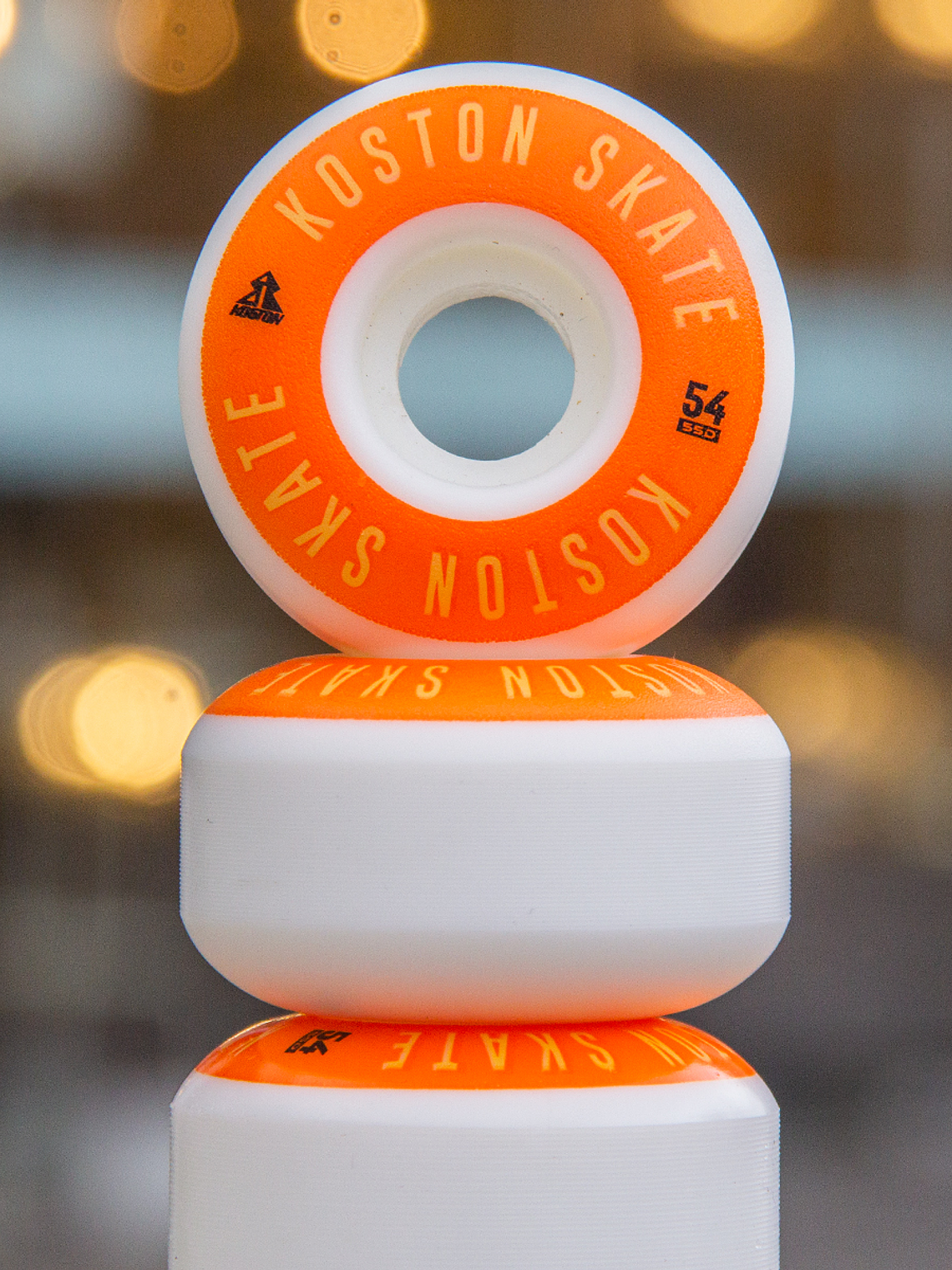 Koston Wheels Orange 54mm 55D Flat WH060 5
