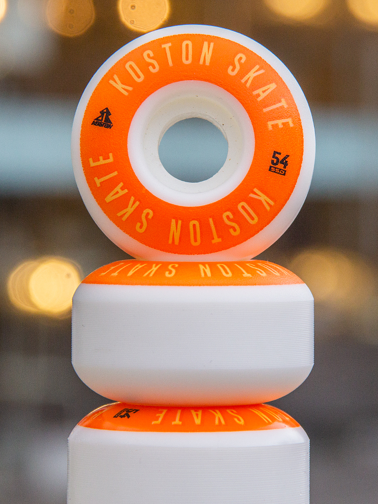 Koston Wheels Orange 54mm 55D Flat WH060 5