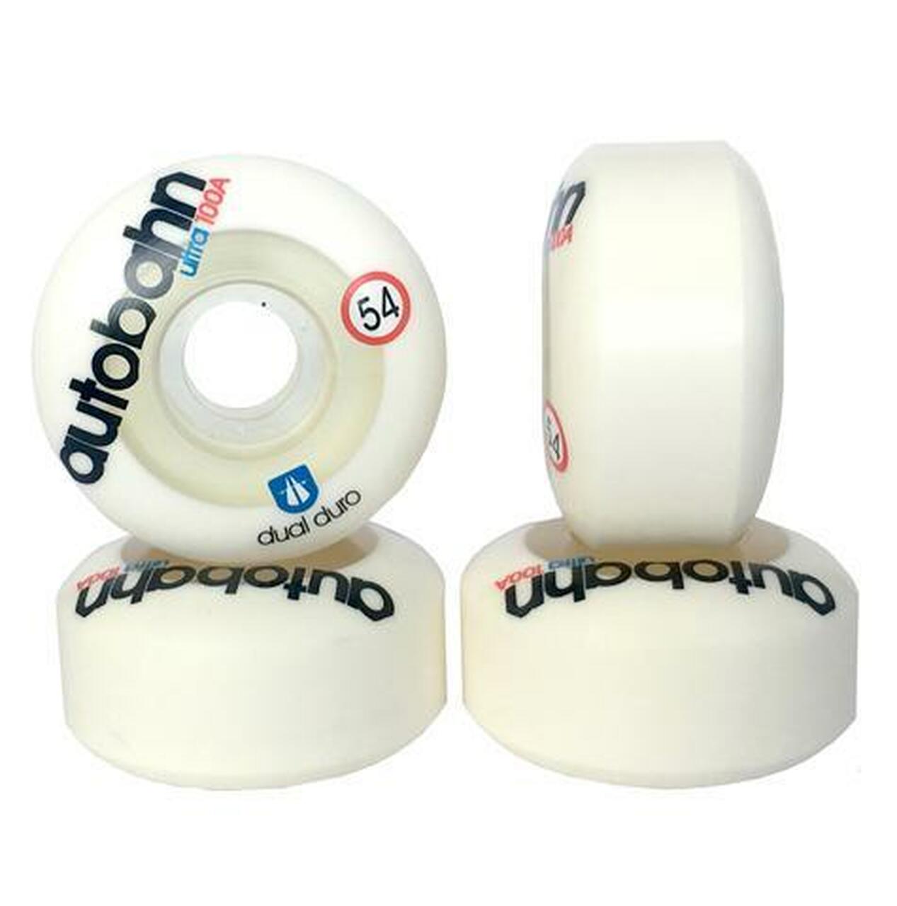 Dual Duro Ultra 54mm 100A White Clear 1
