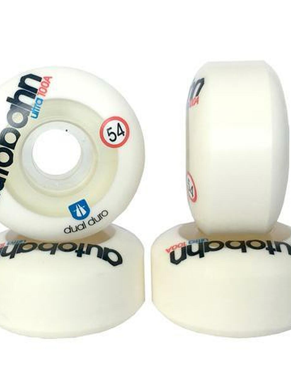 Dual Duro Ultra 54mm 100A White Clear 1