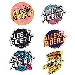 Stickers Alce Santa Cruz 6 pack 