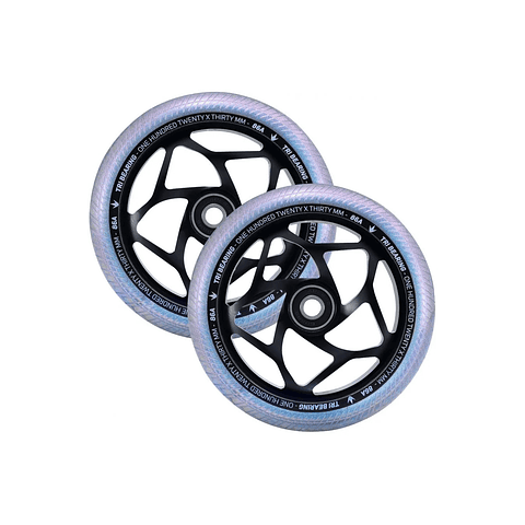 Tri Bearing Wheel 120mm x 30mm Black galaxy