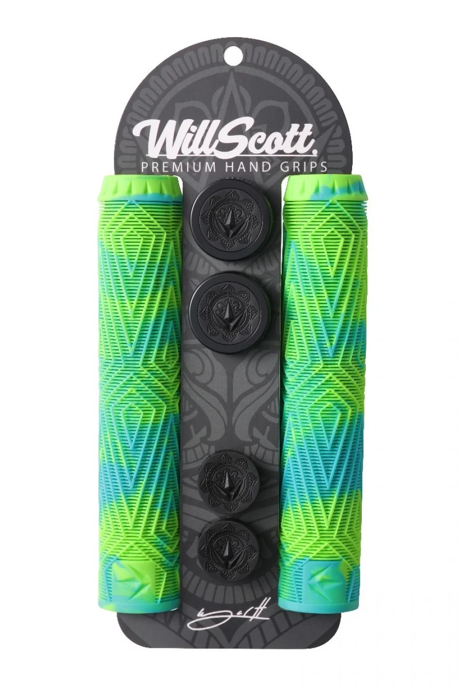 Will Scott hand grips - Green Teal 4