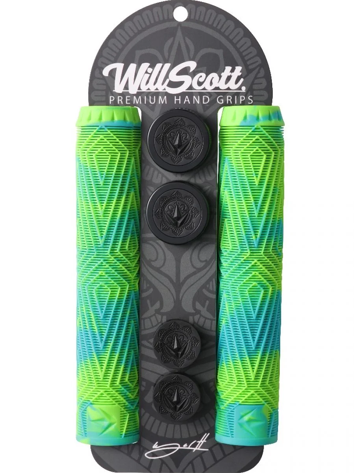 Will Scott hand grips - Green Teal 4