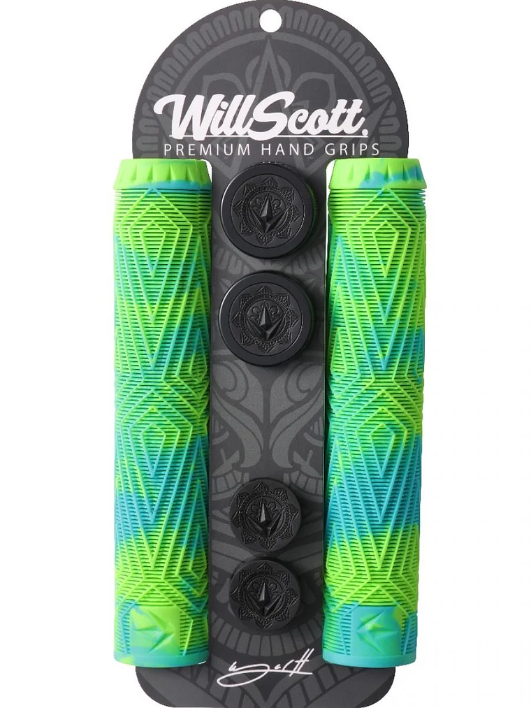 Will Scott hand grips - Green Teal 4