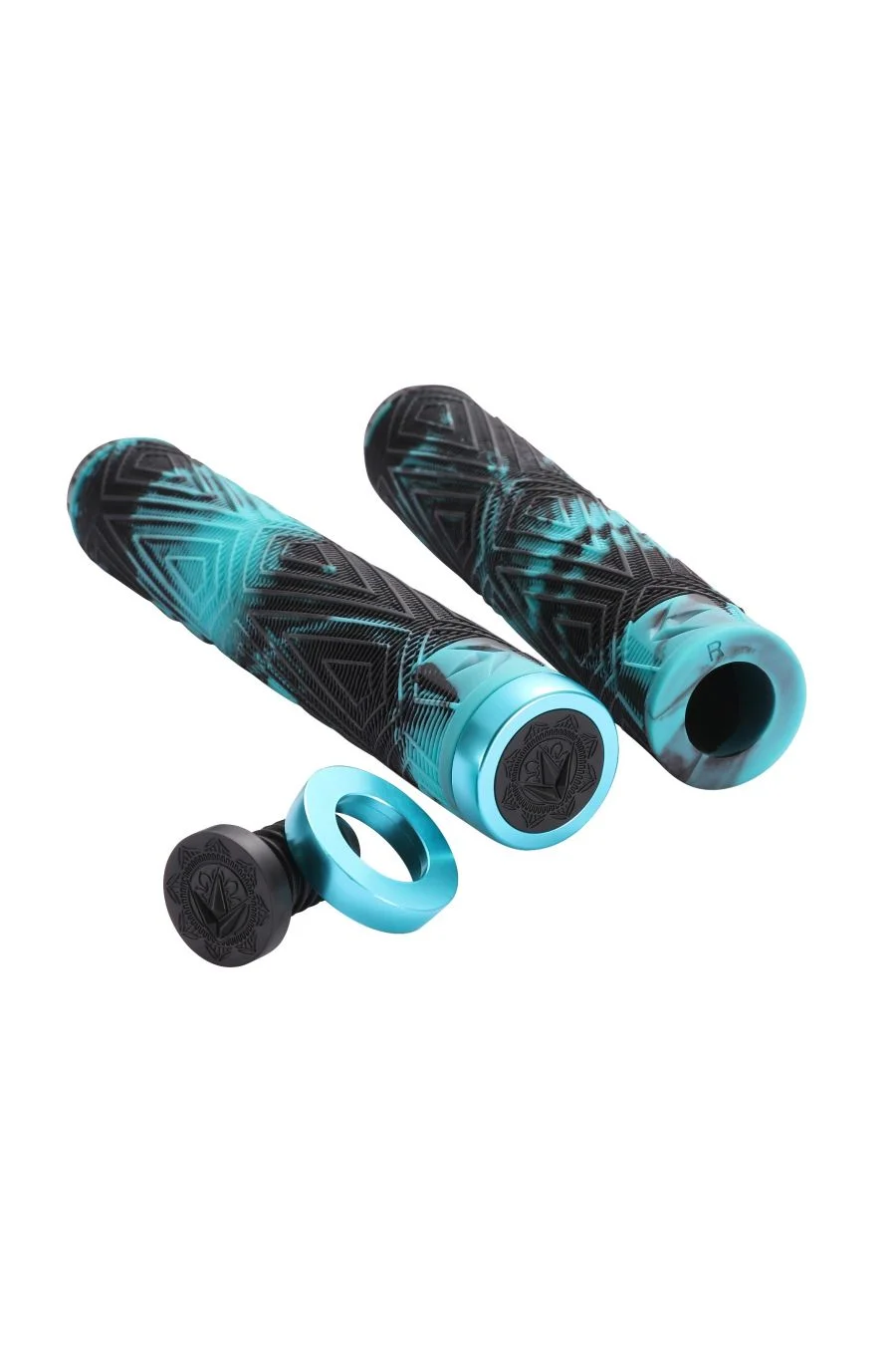 Will Scott hand grips - Black Teal 1