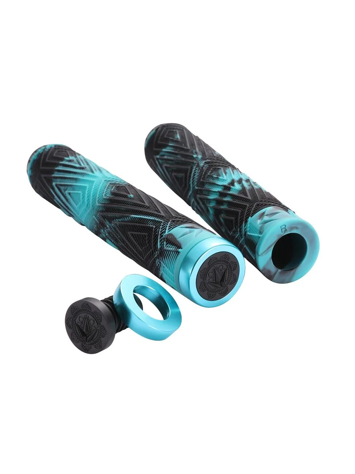 Will Scott hand grips - Black Teal 1