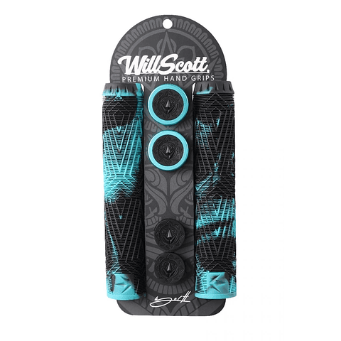 Will Scott hand grips - Black Teal