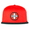 Cap Bones 6 panel red