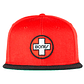 Cap Bones 6 panel red - Miniatura 2