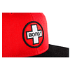 Cap Bones 6 panel red