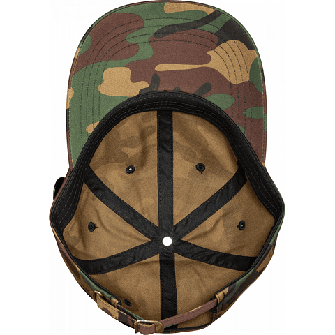 Cap Bones Camo circle pin